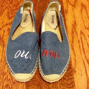 Soludos denim espadrilles
